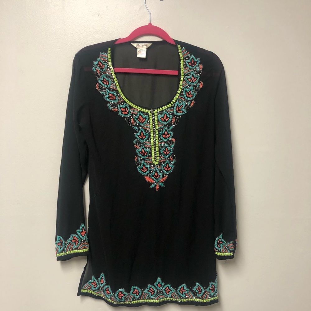 Beaded Beach cover-up